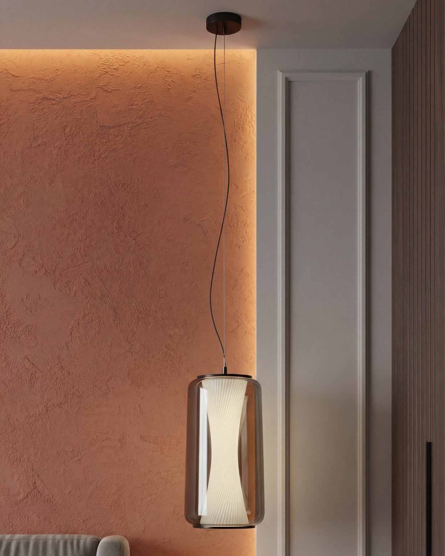 Elvara Core Pendant Light - Smoke