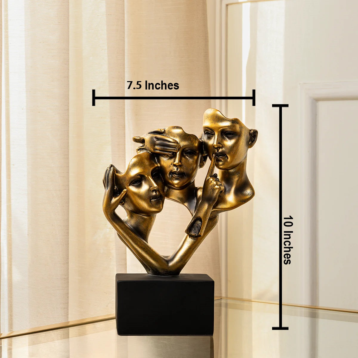 Expressions of Reality Home Decorative Showpiece for Home Decor