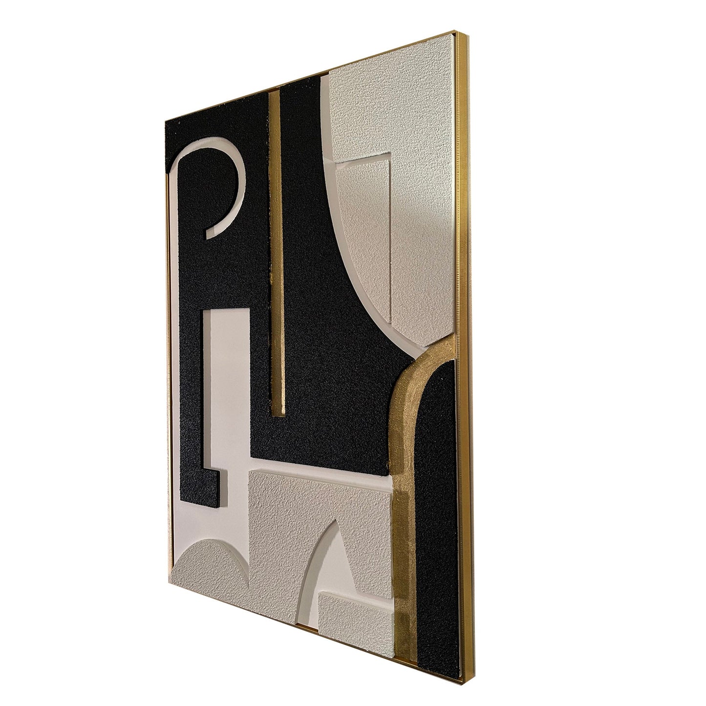 Elegant Fusion Modern Wall Art ( 32 x 47 Inches )