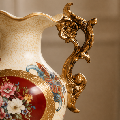 Versailles Floral  Vase & Showpiece for Home & Item for Home Decoration