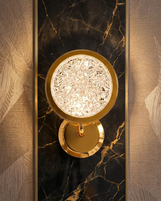 Crystal Eclipse Wall Light