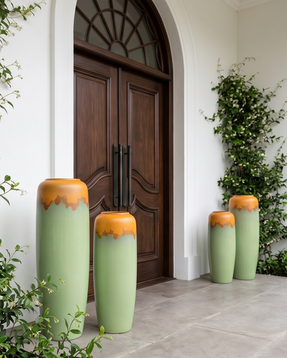 Verdant Harmony Floor Vase - Large