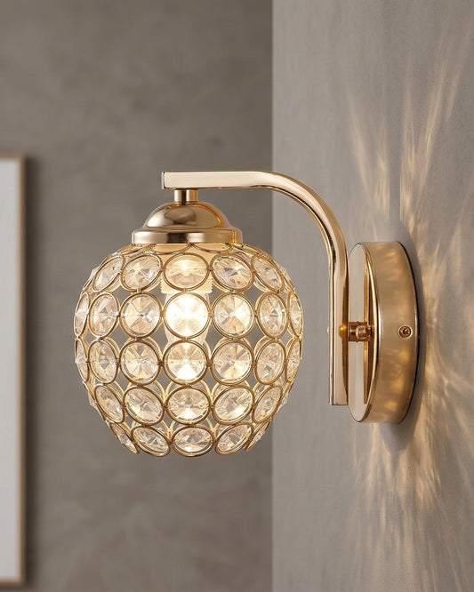 Aurexis Crystal Orb Wall Light