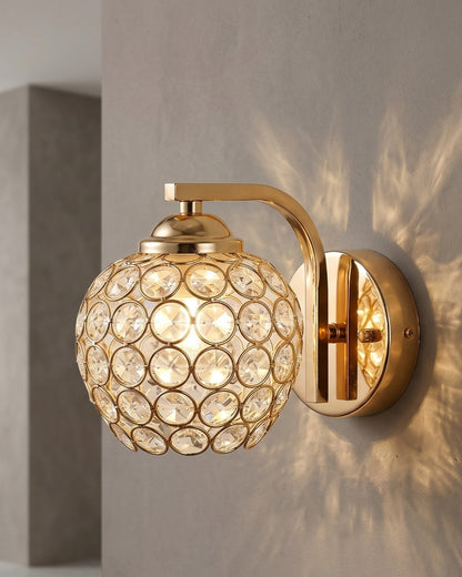 Aurexis Crystal Orb Wall Light