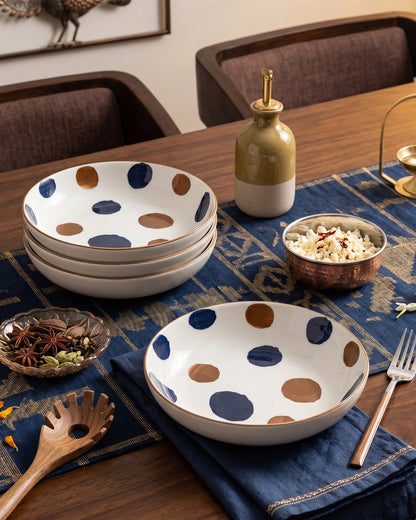 Rustic Harmony Pasta Bowl - Set Of 4