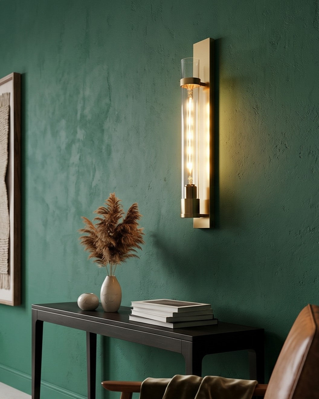 Luxe Beam Glass Wall Light