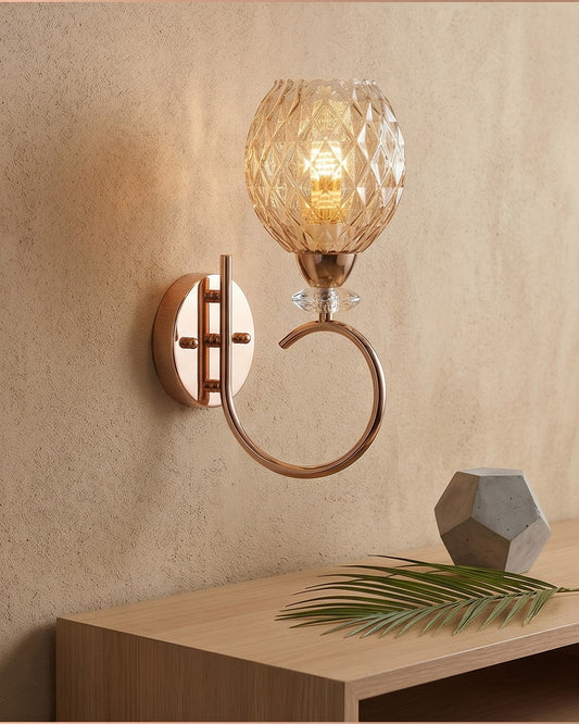 Crystal Loop Luxury Wall Light