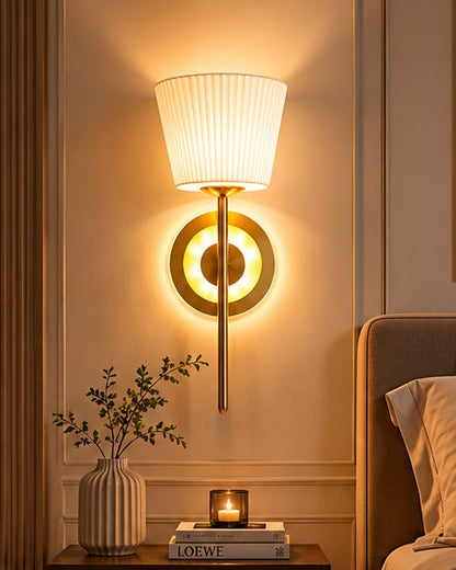 LuxeGlow Modern Gold Wall Sconce