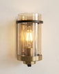 Vintage Lantern Glass Wall Light
