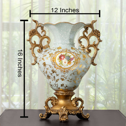 Floral Majesty Decorative Vase & Items for Room Decoration