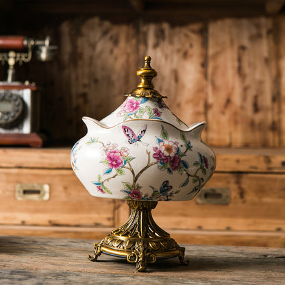Lian Retro Ceramic Decorative Vase & Items for Room Decoration