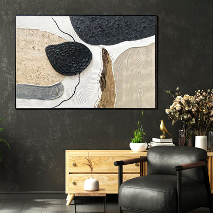 Urban Essence 100% Hand Wall Painting For Home ( 32 x 47 Inches )