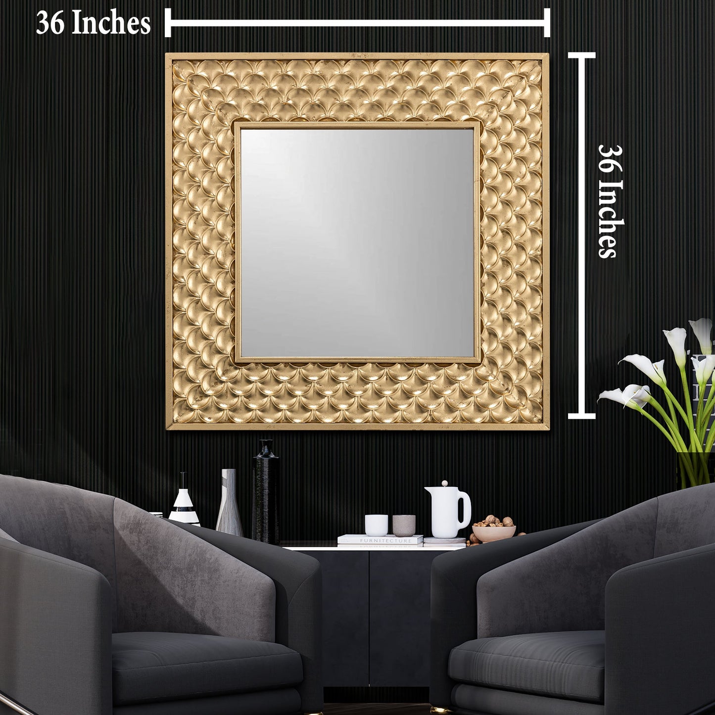 Ember Light Decorative mirror for living room
