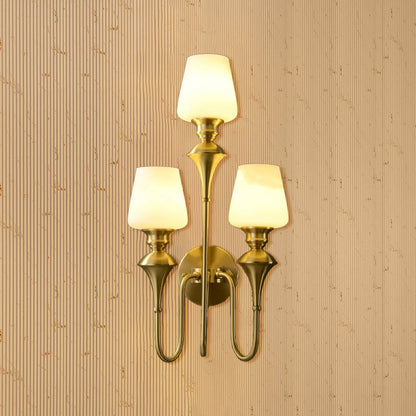 Elysian Curve Wall Lamps  for Living Room - Triple Sconce