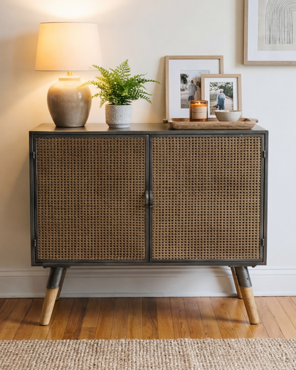 CaneNest Vintage Storage Cabinet
