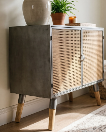CaneNest Vintage Storage Cabinet