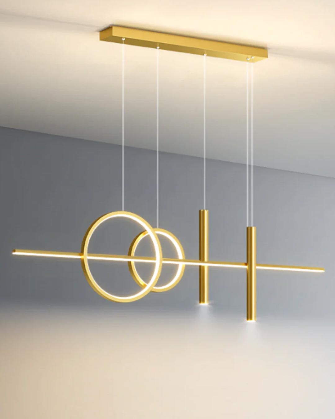 Tahan Modern Linear Pendant Light - Gold