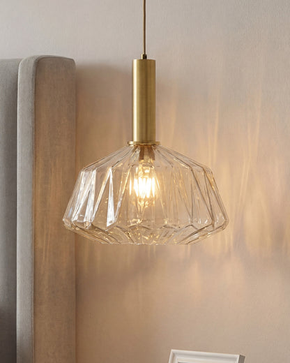 Crystara Facet Pendant Light