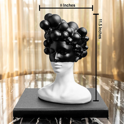 The Sphere of Imagination Home Decorative Showpiece for living room - Black Top