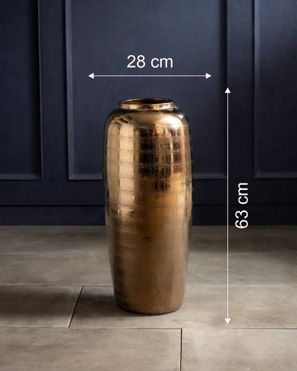 Antique Bronze Floor Vase - Large