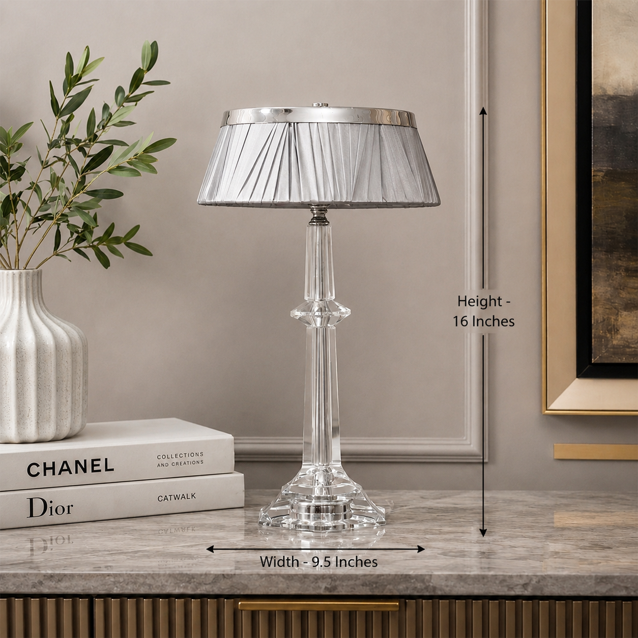 Prism Royale Crystal Table Lamps For Home & Item for Home Decoration