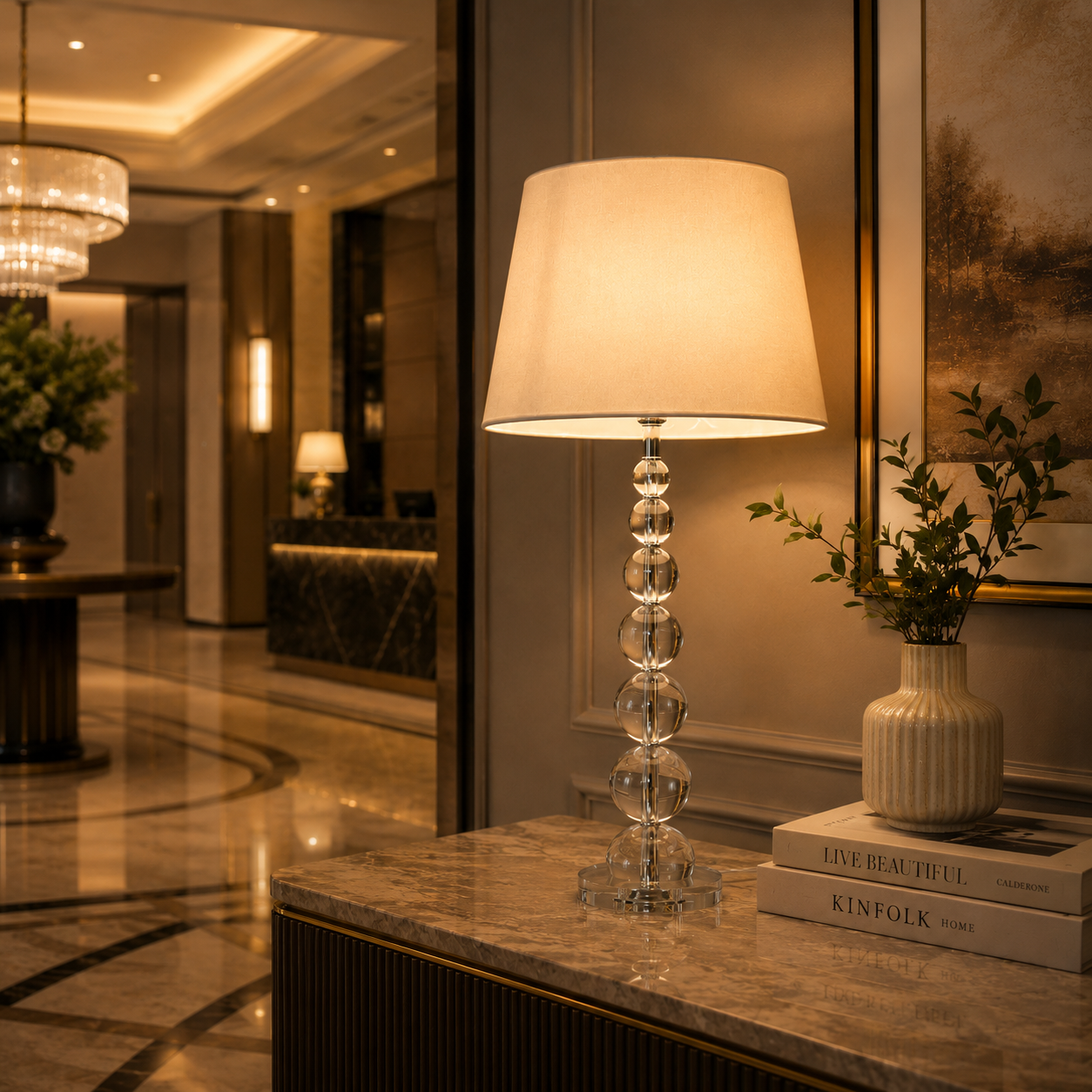 Crystal Vesper Designer Table Lamps For Home & Item for Home Decoration