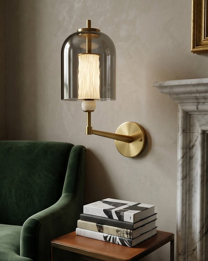 Aurora Luxe Glass Wall Light