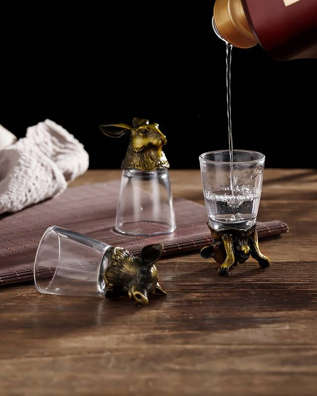 Animal Head Shooters Bronze - Set of 12