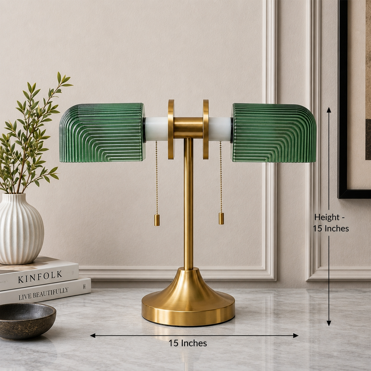 Emerald Horizon Table lamp for Home & Item for Home Decoration