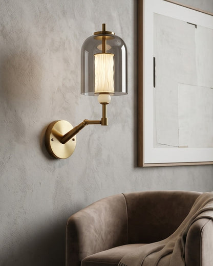 Aurora Luxe Glass Wall Light