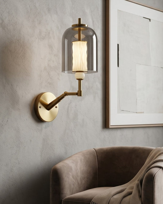 Aurora Luxe Glass Wall Light