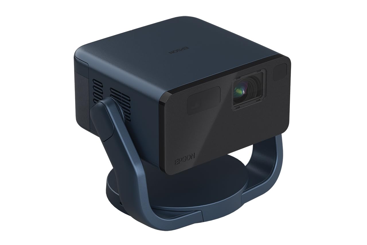 Epson EF-22N Smart Portable Home Theatre Projector, Full HD 1080p, Google TV, HDR10, 1000 Lumens, 360-degree Horizontal & 150-degree Vertical Adjustment, Built-in Speakers, Up to 150-Inch Display
