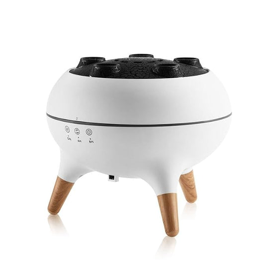 (10 Years Assured Warranty) 250ML Jellyfish Aroma Diffuser Ultrasonic Humidifier with 3 Mist Modes LED Flame Light Auto Shut Off for Home Office Bedroom Yoga Decor