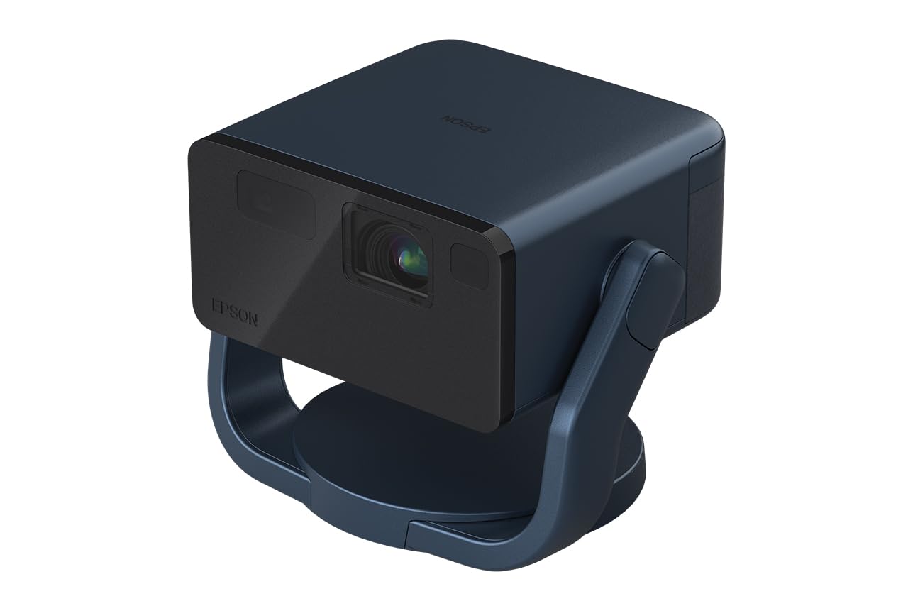 Epson EF-22N Smart Portable Home Theatre Projector, Full HD 1080p, Google TV, HDR10, 1000 Lumens, 360-degree Horizontal & 150-degree Vertical Adjustment, Built-in Speakers, Up to 150-Inch Display