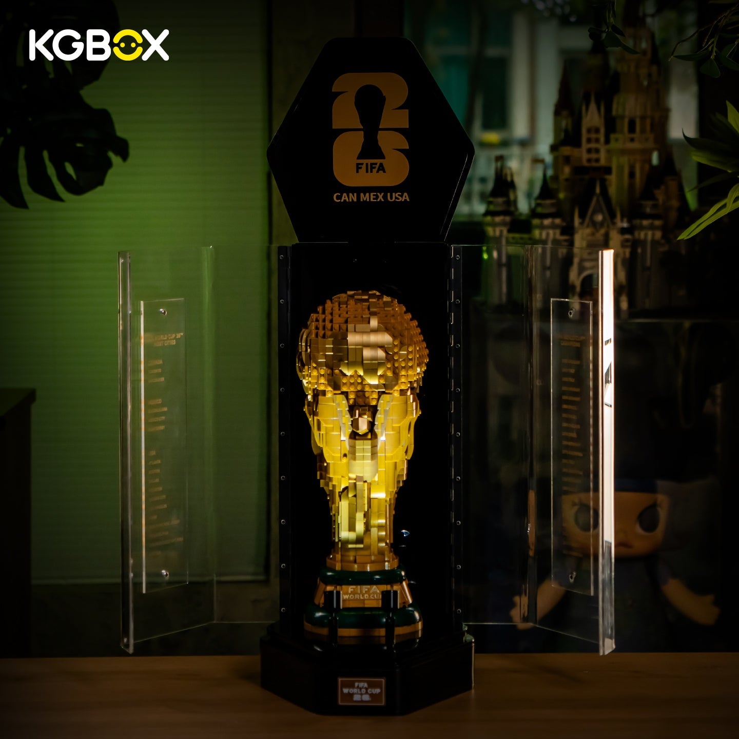 LEGO Premium Display For FIFA World Cup Official Trophy - LED & UV Print