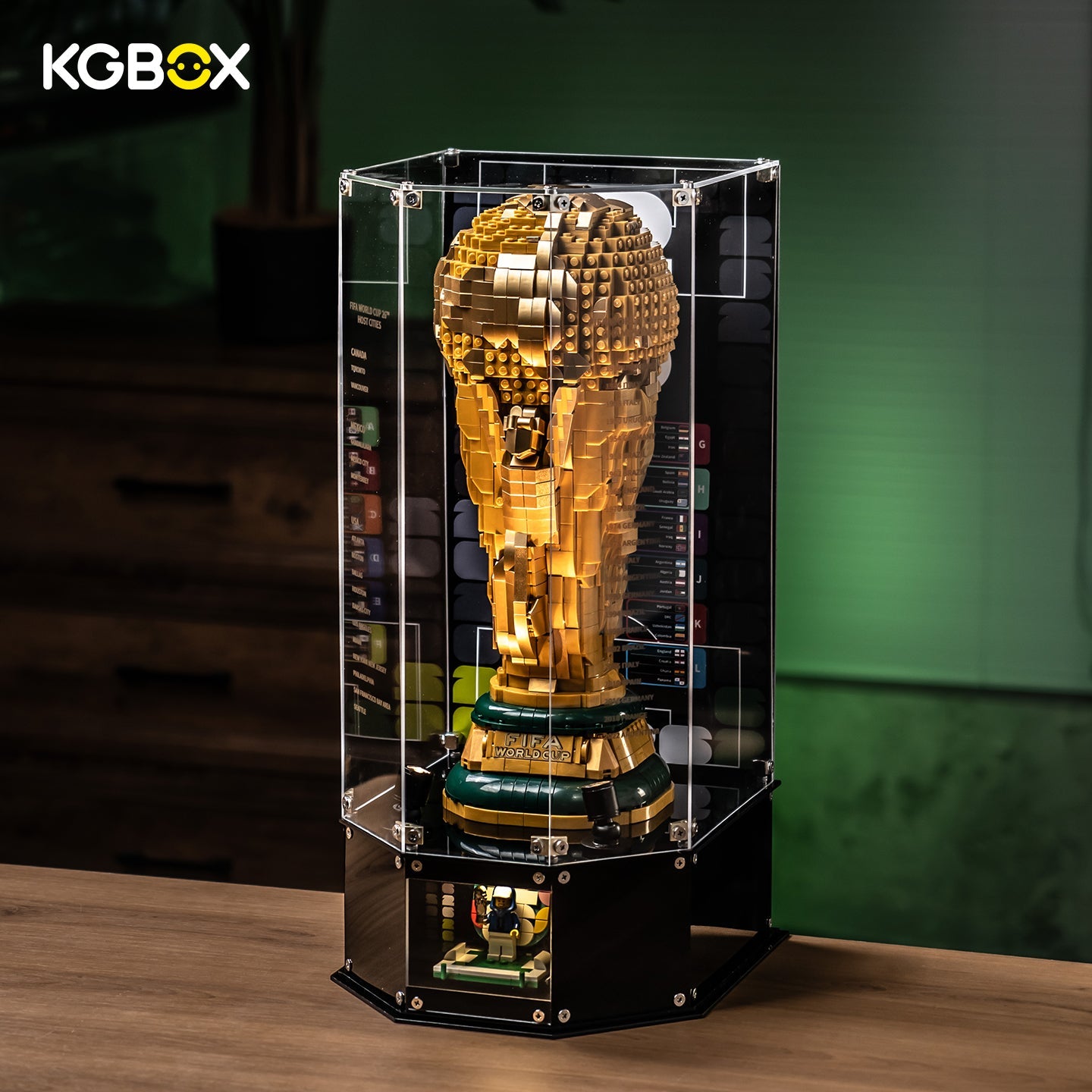 LEGO Premium Display For FIFA World Cup Official Trophy - LED & UV Print