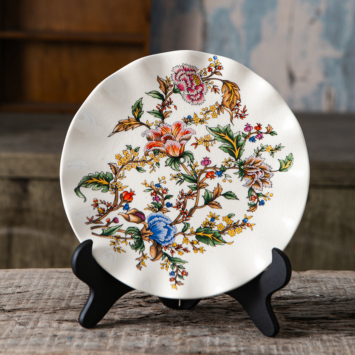 Florentine Harmony Ceramic Vase & Showpiece - Set of Three