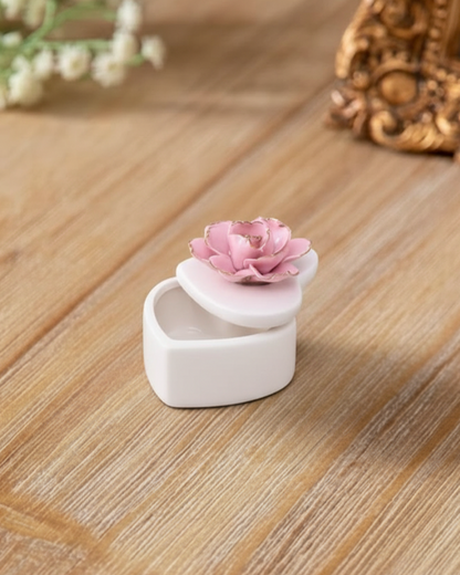 Rose Whisper Trinket Keeper - Pink
