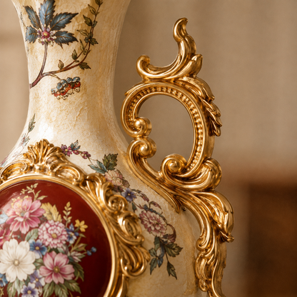 Crown Elegance Vase & Showpiece for Home & Item for Home Decoration