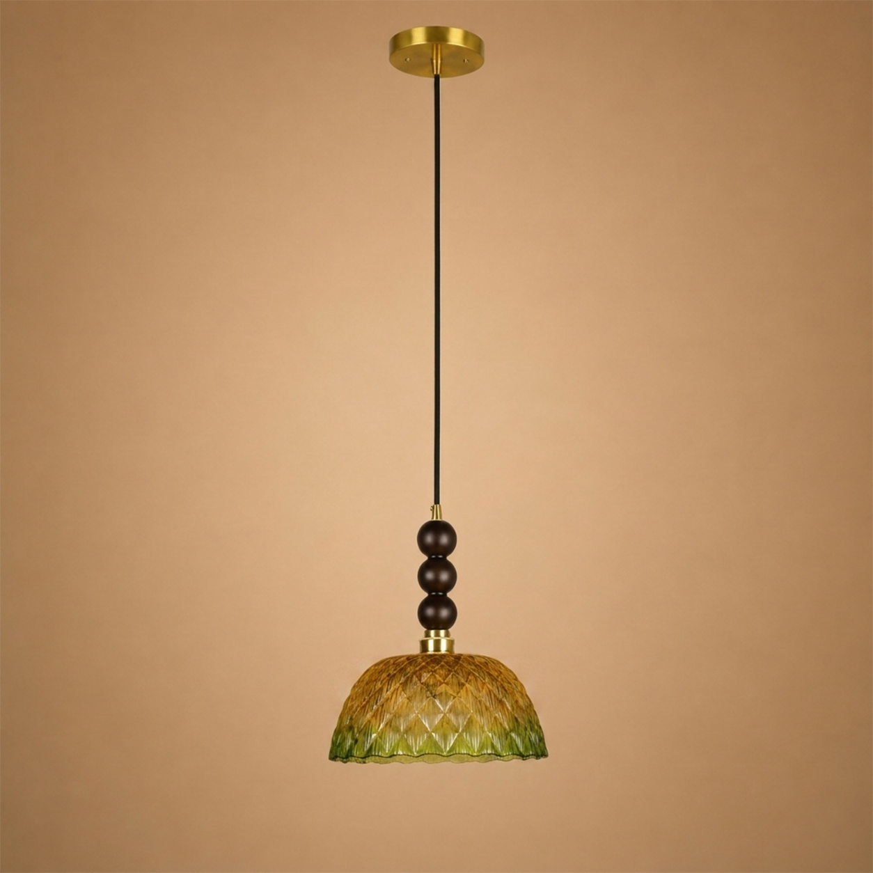 Garden Aura Pendant Light For Home  & Item  for Home Decoration - Yellow & Green