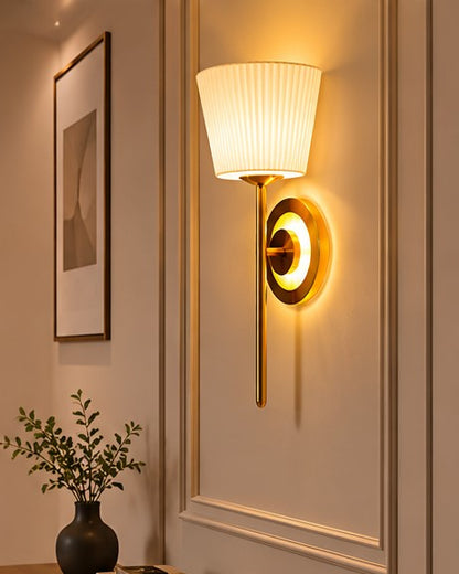 LuxeGlow Modern Gold Wall Sconce