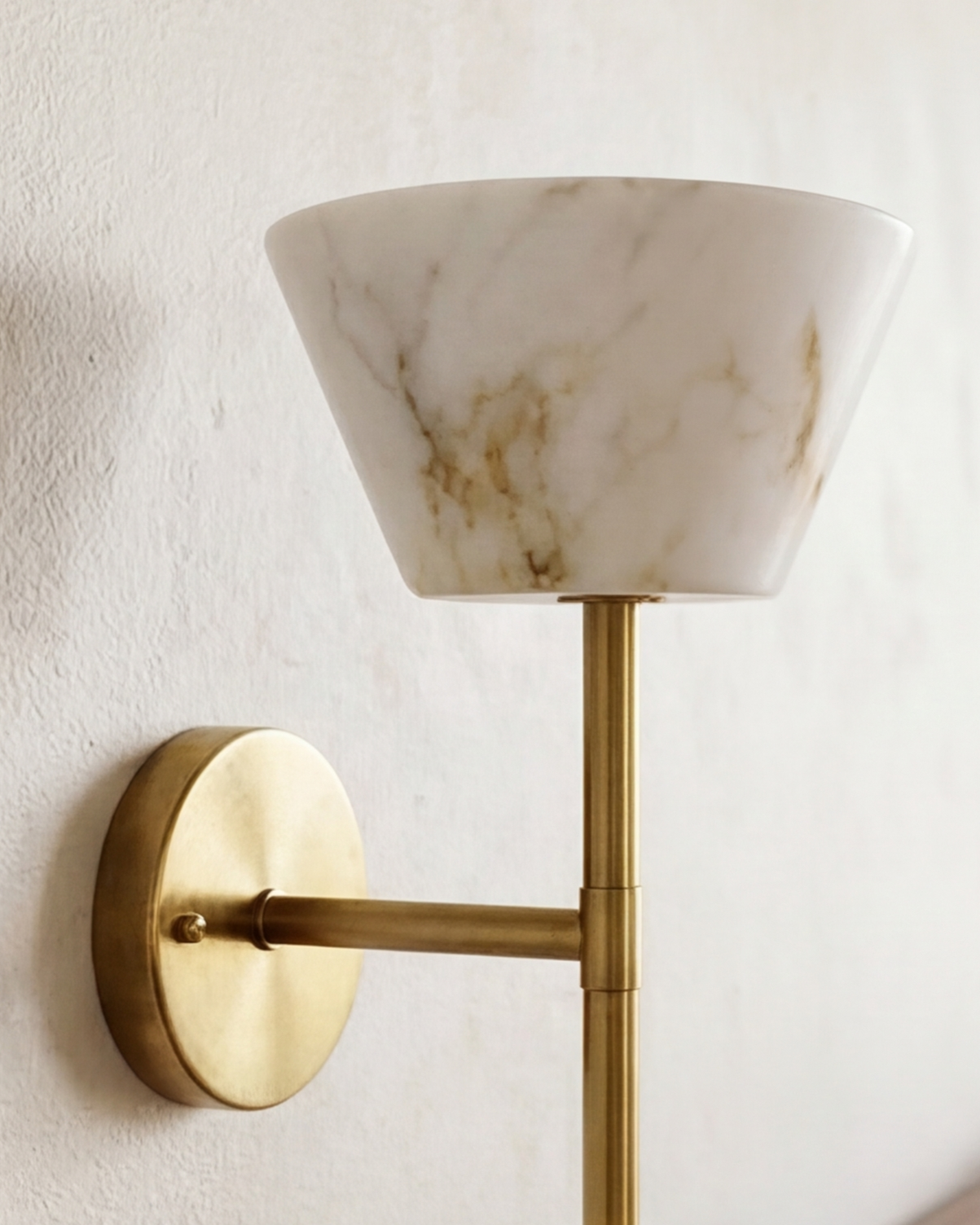 Dual Marble Elegance Wall Light
