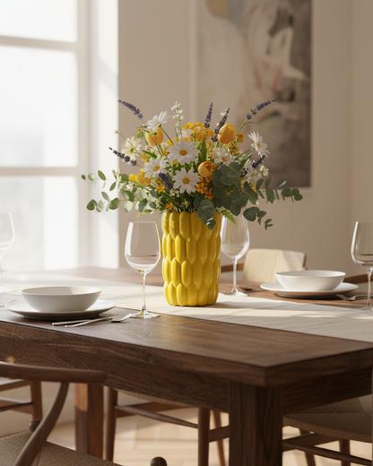 Banana Bunch Ceramic Vase - Large