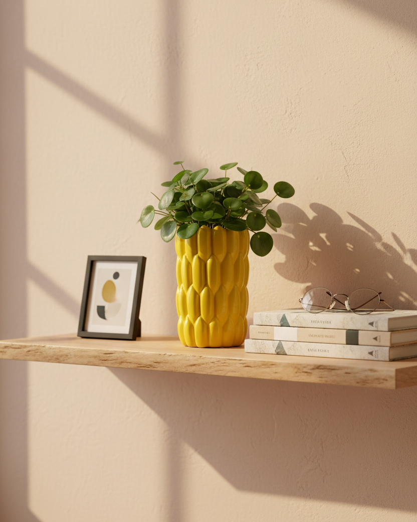 Banana Bunch Ceramic Vase - Large
