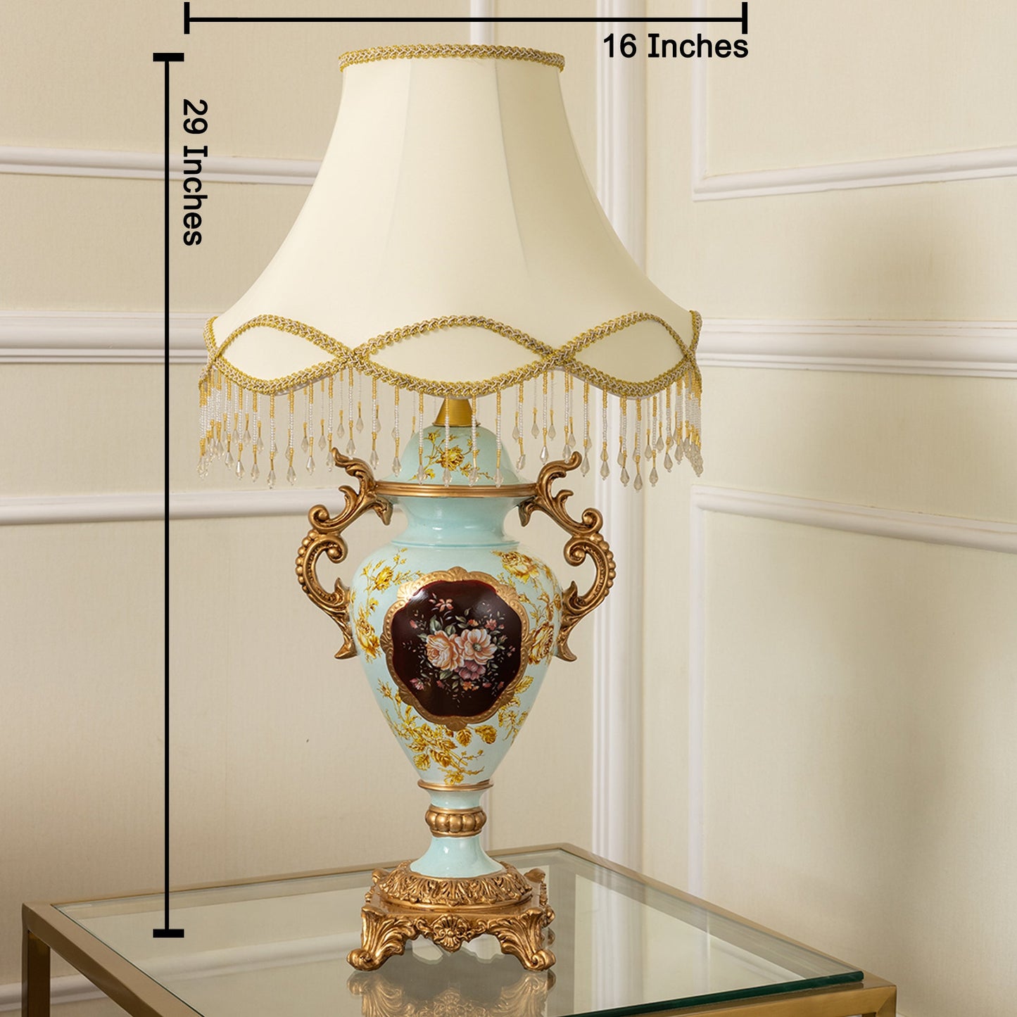 Lyrical Ember Designer Table Lamps for Living Room