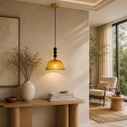 Garden Aura Pendant Light For Home  & Item  for Home Decoration - Yellow & Green