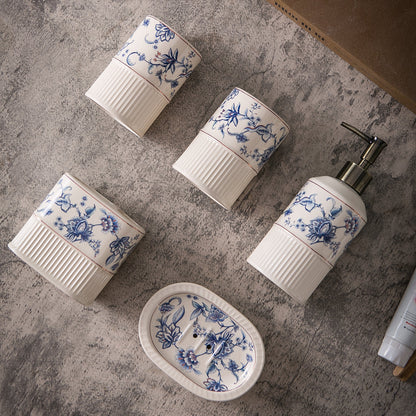 Heritage Botanica ceramic bathroom accessory set