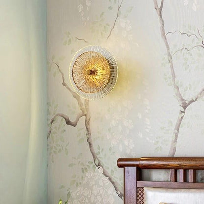 Glowave® Modern Flower Amber Glass LED Wall Light Decoration Lamp for Living Room Bedroom Bedside Home Decor - Warm White (3 Flower Lamp)