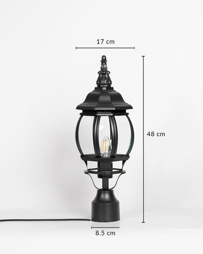 Ornate Globe Gate Light