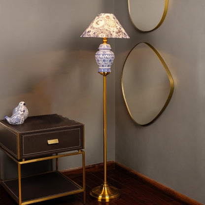 Velora Luxe Blue Heritage Standing lamp